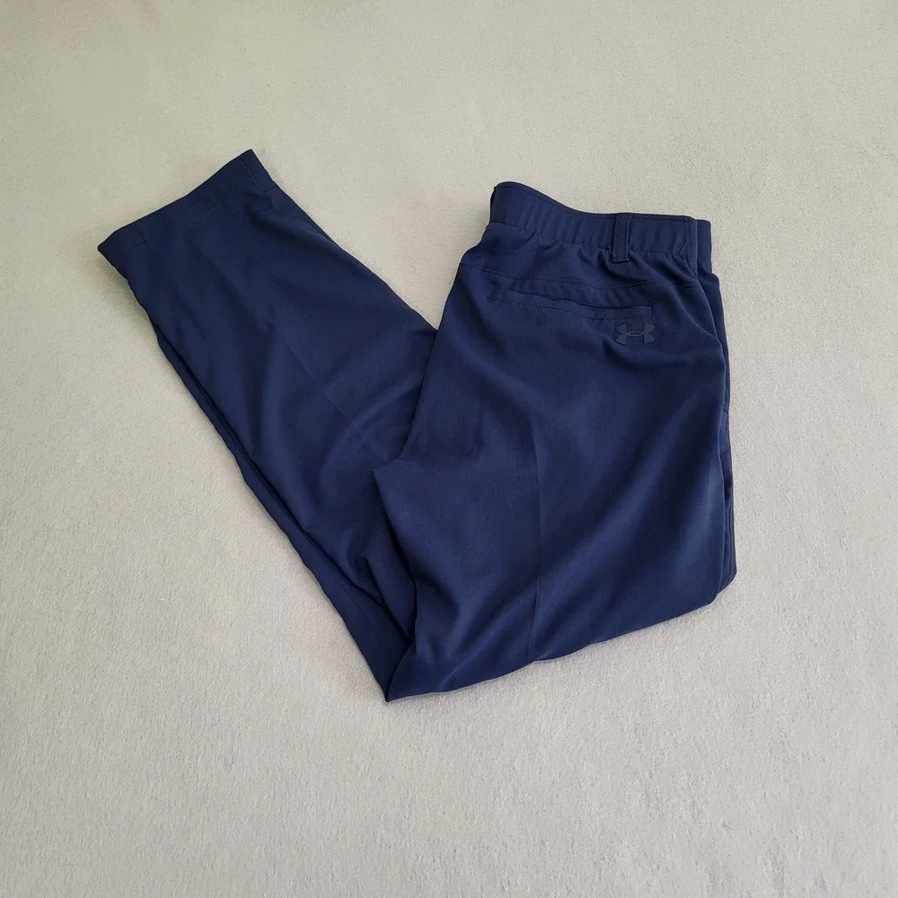 Under Armour Navy Blue Performance Golf Pants Men's Size 34x32